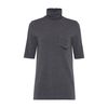Brunello Cucinelli Turtleneck T-shirt - Dark Grey - Thumbnail 1