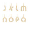 Adina Reyter Groovy Diamond Initial Hinged Charm - 14K Yellow Gold - Thumbnail 4