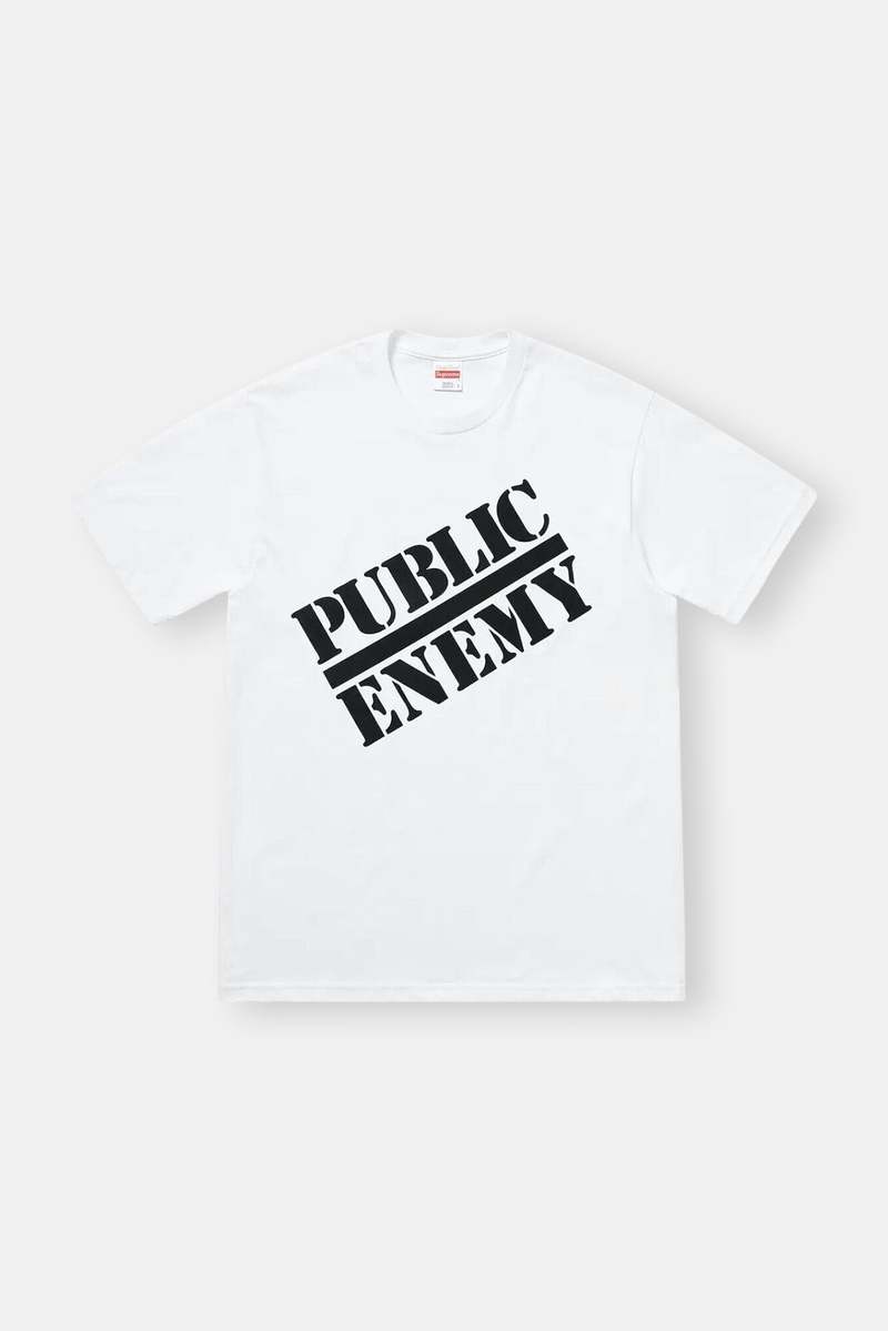 Supreme x Undercover Public Enemy Blow Your Mind Tee - White
