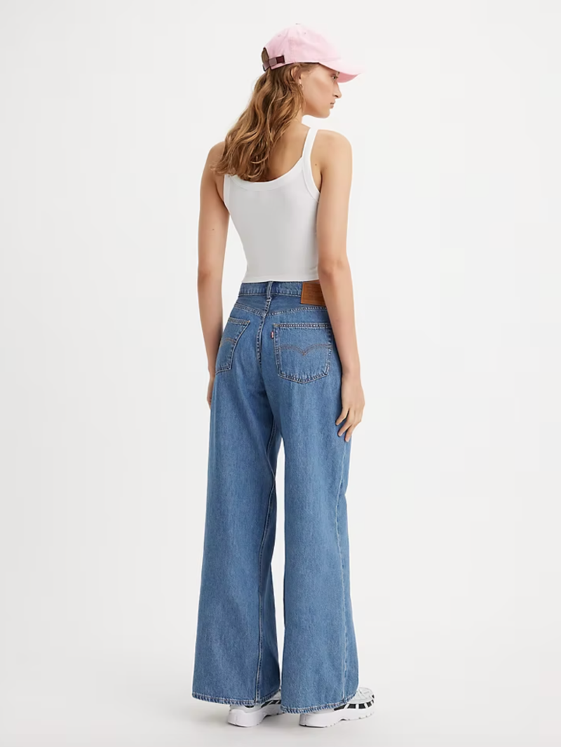 Levi's Baggy Dad Wide Leg Cause and Effect Jean - Blue