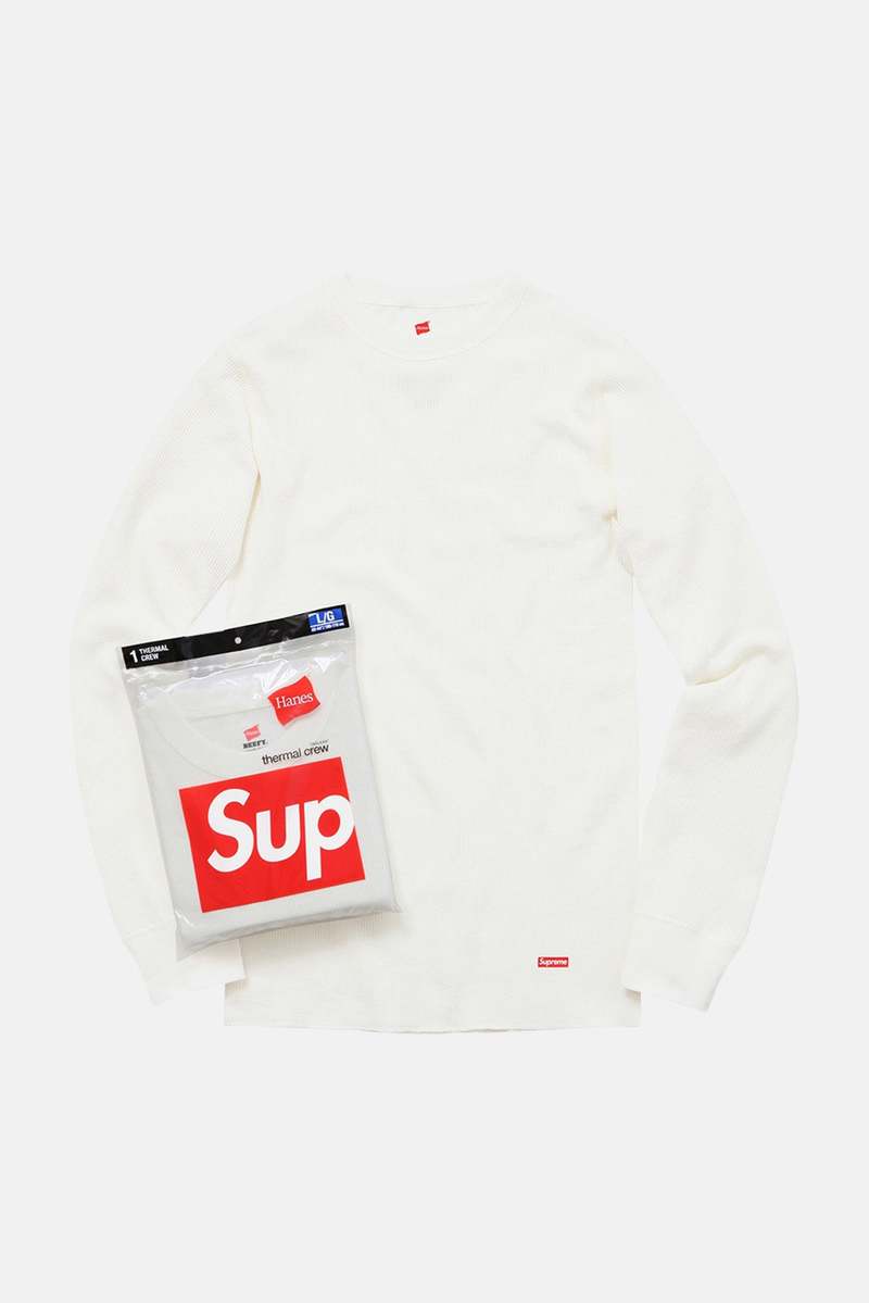 Supreme Thermal Crew Supreme FW 25 Week Supreme®/Hanes® Bones