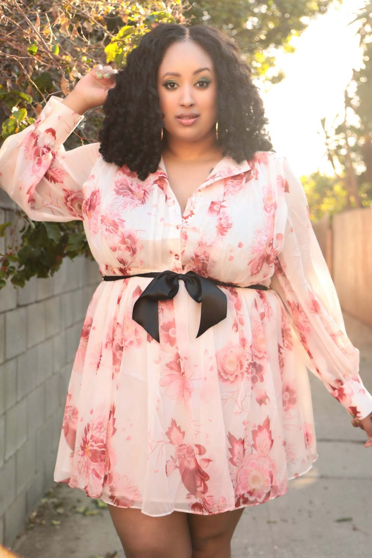 chiffon empire waist dress plus size Plus Size Empire Waist Chiffon Formal Evening Dress main image 0