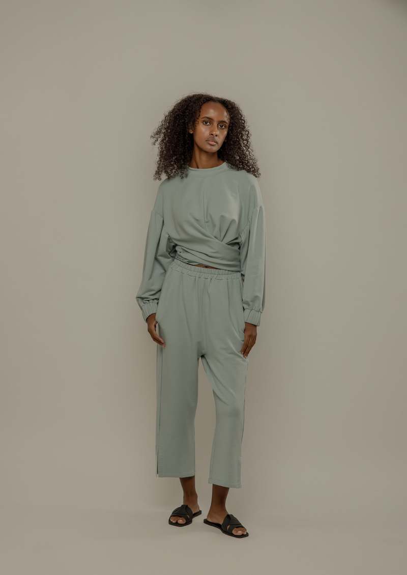 Vestige Story Dialogue Sweatshirt - Sea Foam Vestige Story Dialogue Sweatshirt - Sea Foam