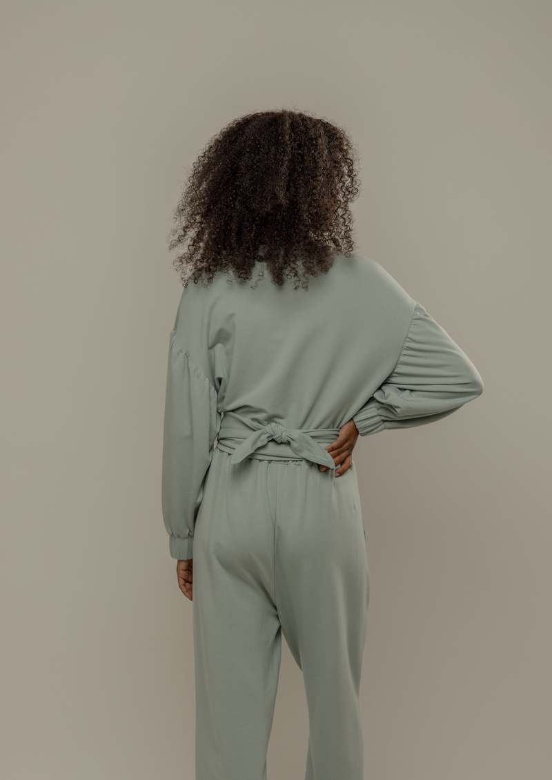 Vestige Story Dialogue Sweatshirt - Sea Foam Vestige Story Dialogue Sweatshirt - Sea Foam