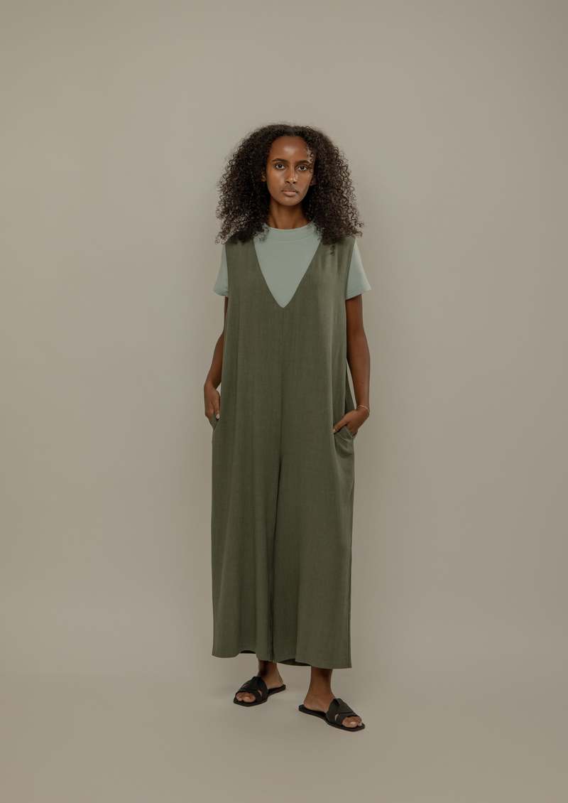 Vestige Story Praxis Jumpsuit - Jade