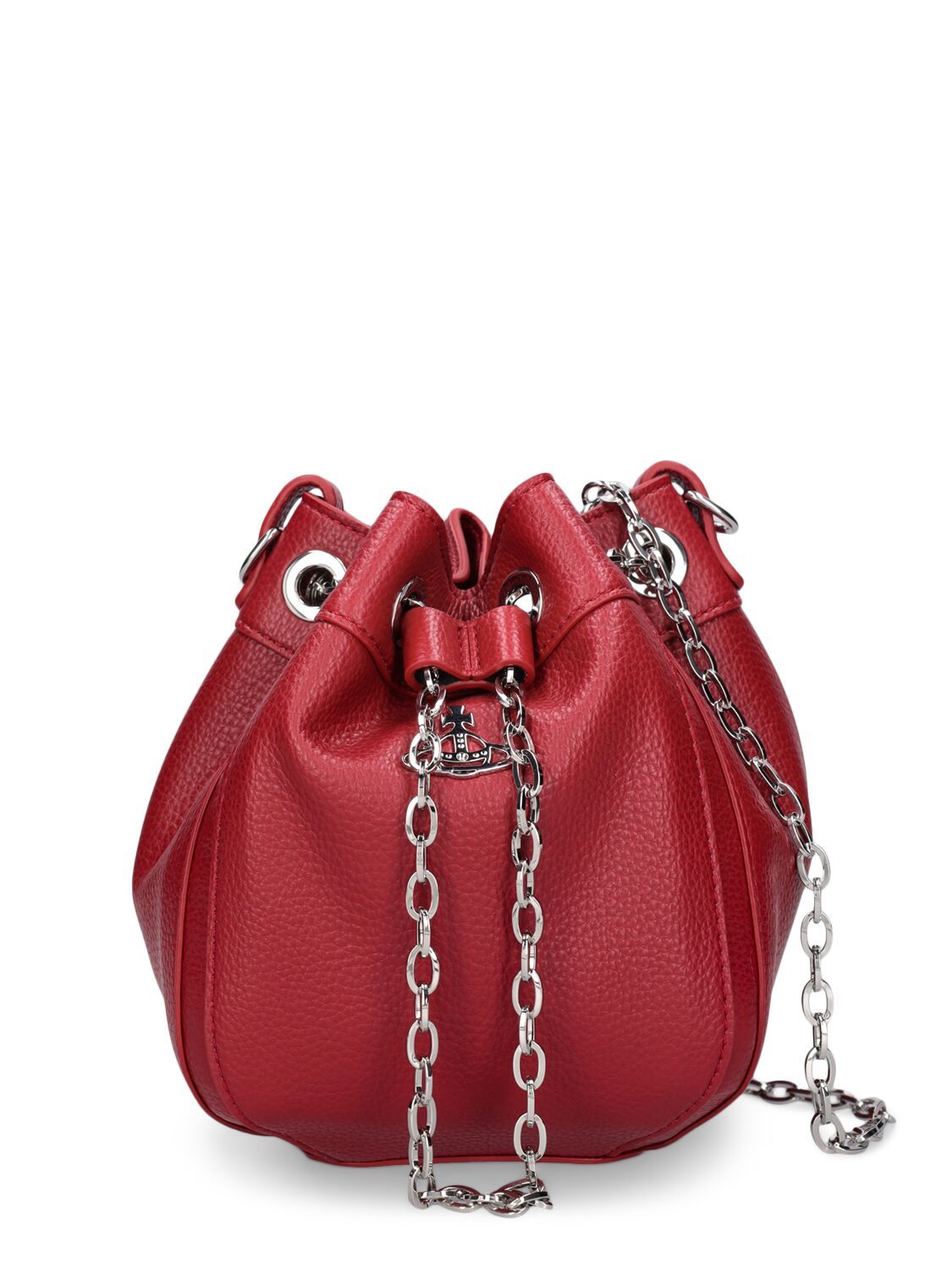 【送料&関税込】Vivienne Westwood Bag chrissy Small Vivienne Westwood Small Chrissy Vegan Leather Bucket Bag