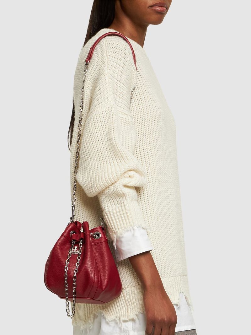Vivienne Westwood Small Chrissy Bucket Bag - Red | Garmentory