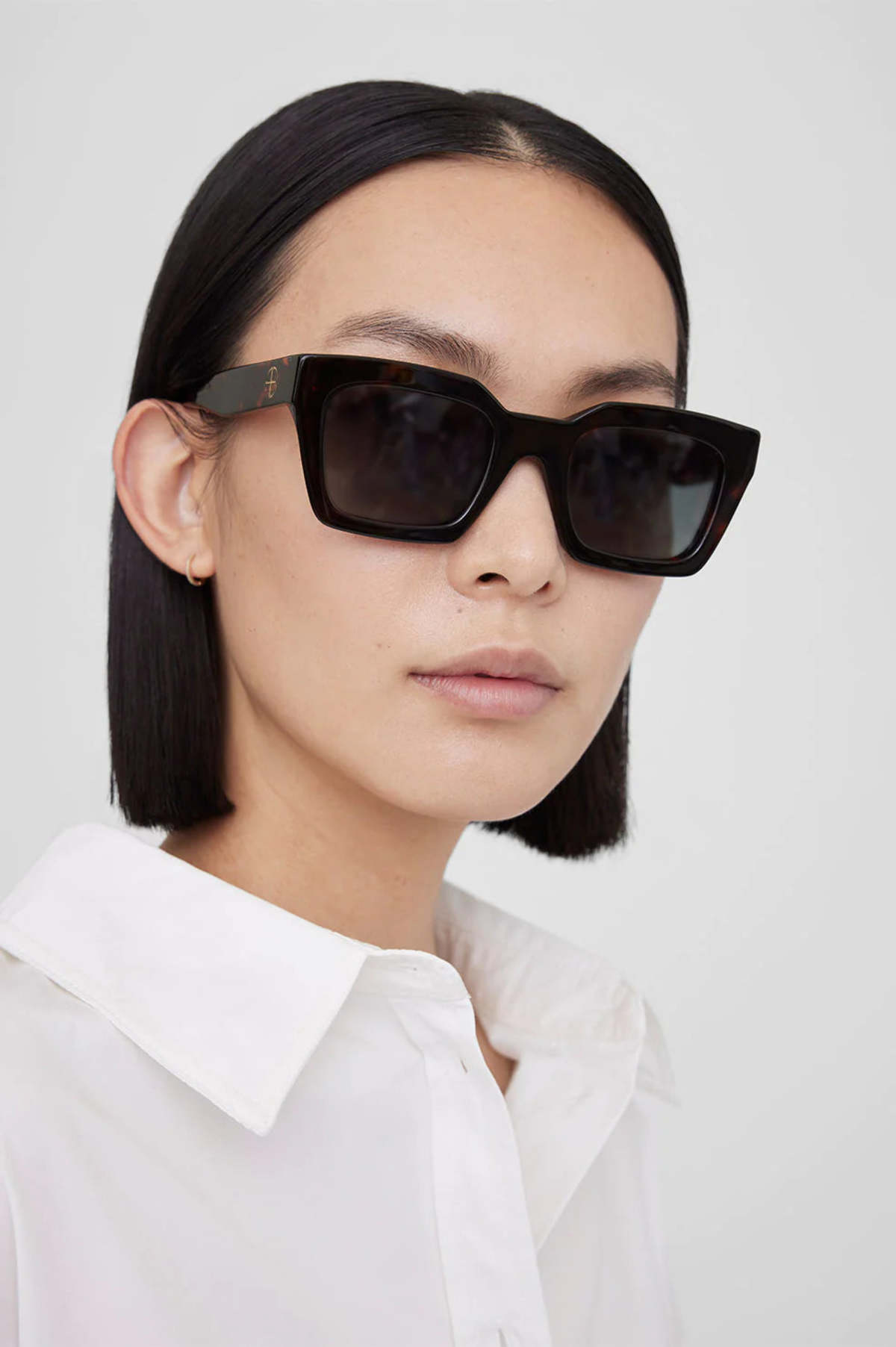 Anine Bing Indio Sunglasses - Dark Tortoise | Garmentory