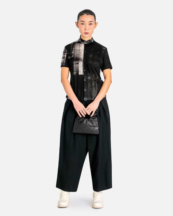 トップス Y'S U-Round Collar Half Sleeve Shirt U-Round Collar Half Sleeve Shirt in Off White – SVRN