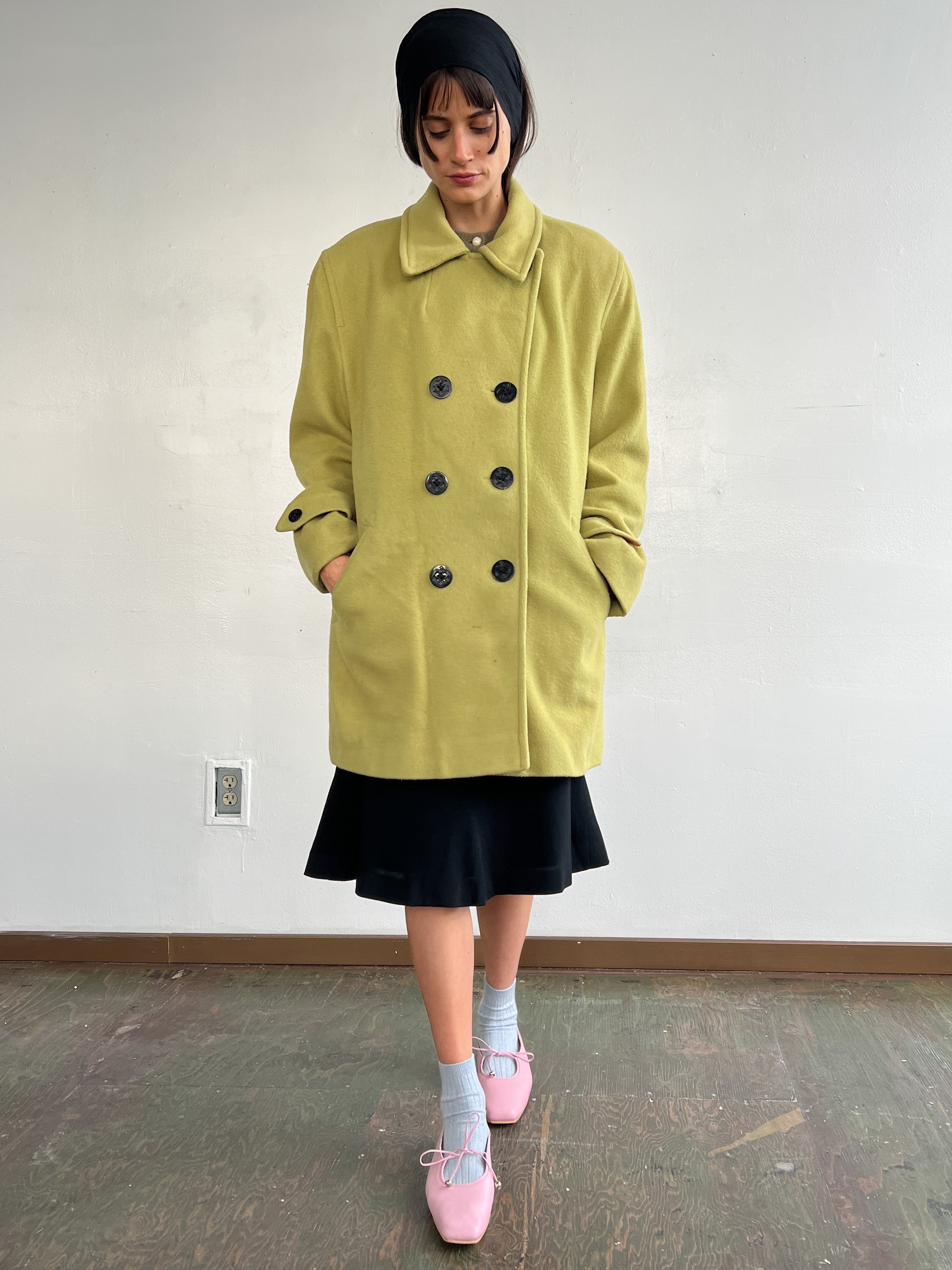 Wool Coat - Pistachio | Garmentory