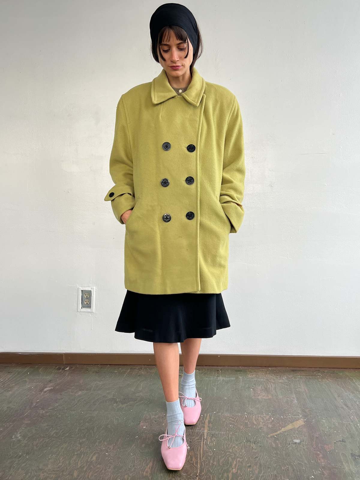 Wool Coat - Pistachio | Garmentory