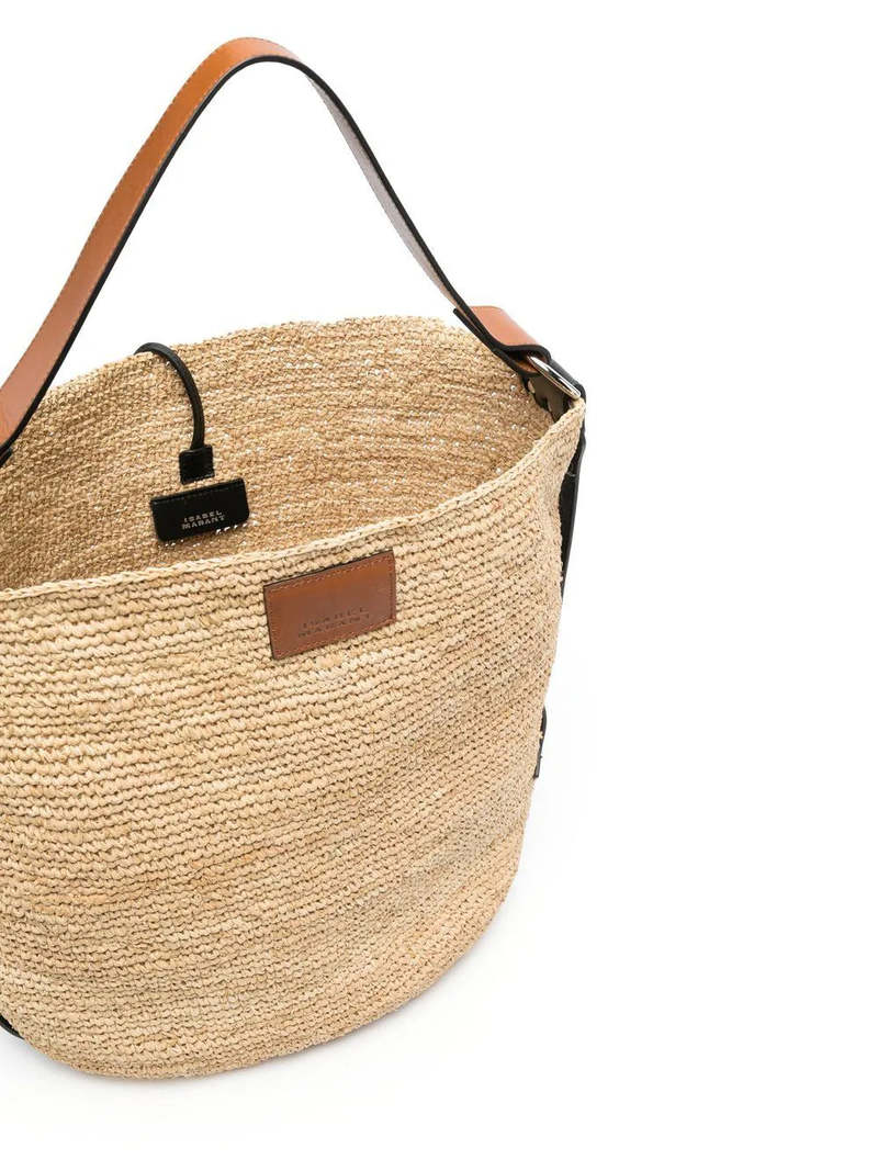 ISABEL MARANT BAYIA ラフィアバッグ ISABEL MARANT Bayia Raffia Tote Bag | Neutrals | FARFETCH