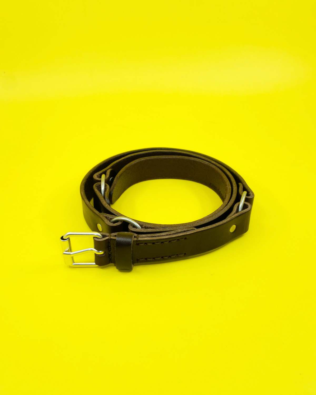 Our Legacy Grizzly Leather 2.5cm Ring Belt - Brown | Garmentory