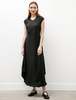 Lido Womens Maxi Shiny Viscose Dress - Black - Thumbnail 3