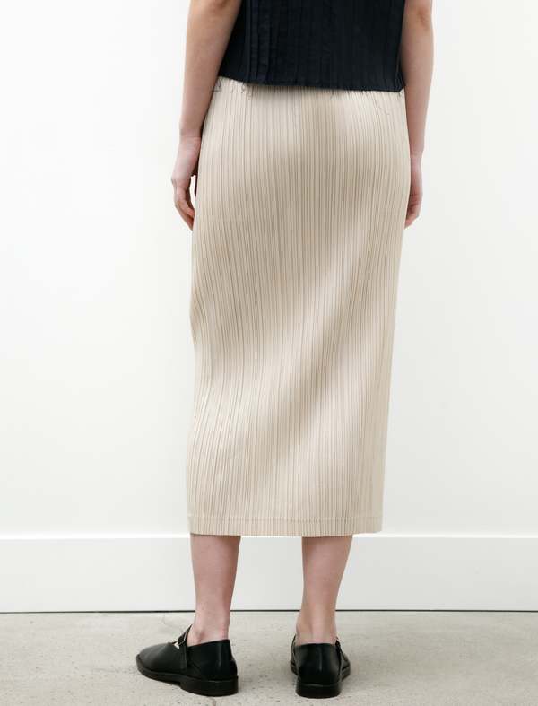 Pleats Please by Issey Miyake Thicker Bottoms Skirt - Cream