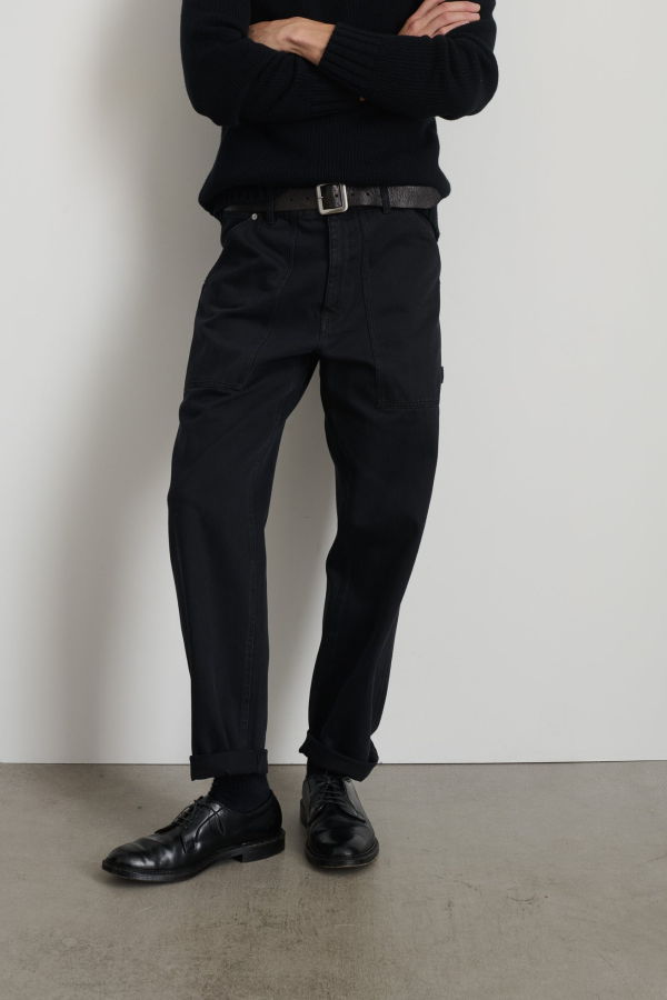 Alex Mill The Painter Recycled Denim Pant - Washed Black