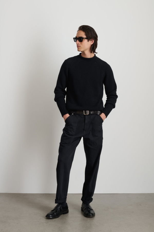 Alex Mill The Painter Recycled Denim Pant - Washed Black