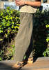 Le Bon Shoppe Arc Pants - Olive - Thumbnail 2