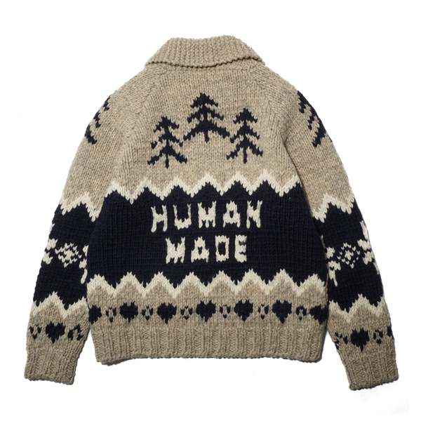 Human Made POLAR BEAR COWICHIAN - BEIGE | Garmentory