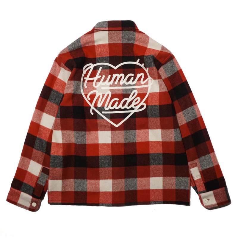 HUMANMADE Wool Overshirt Red