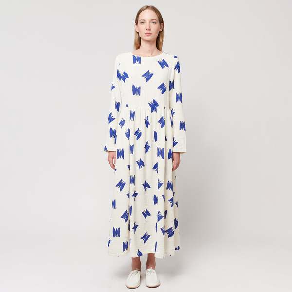 Bobo Choses Kids Retro Flowers All Over Ruffle Dress main image 0