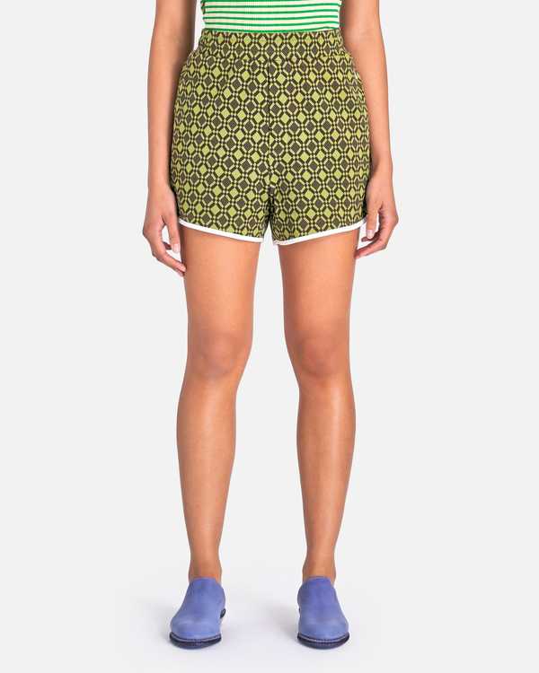 Wales Bonner Power Shorts - Olive | Garmentory