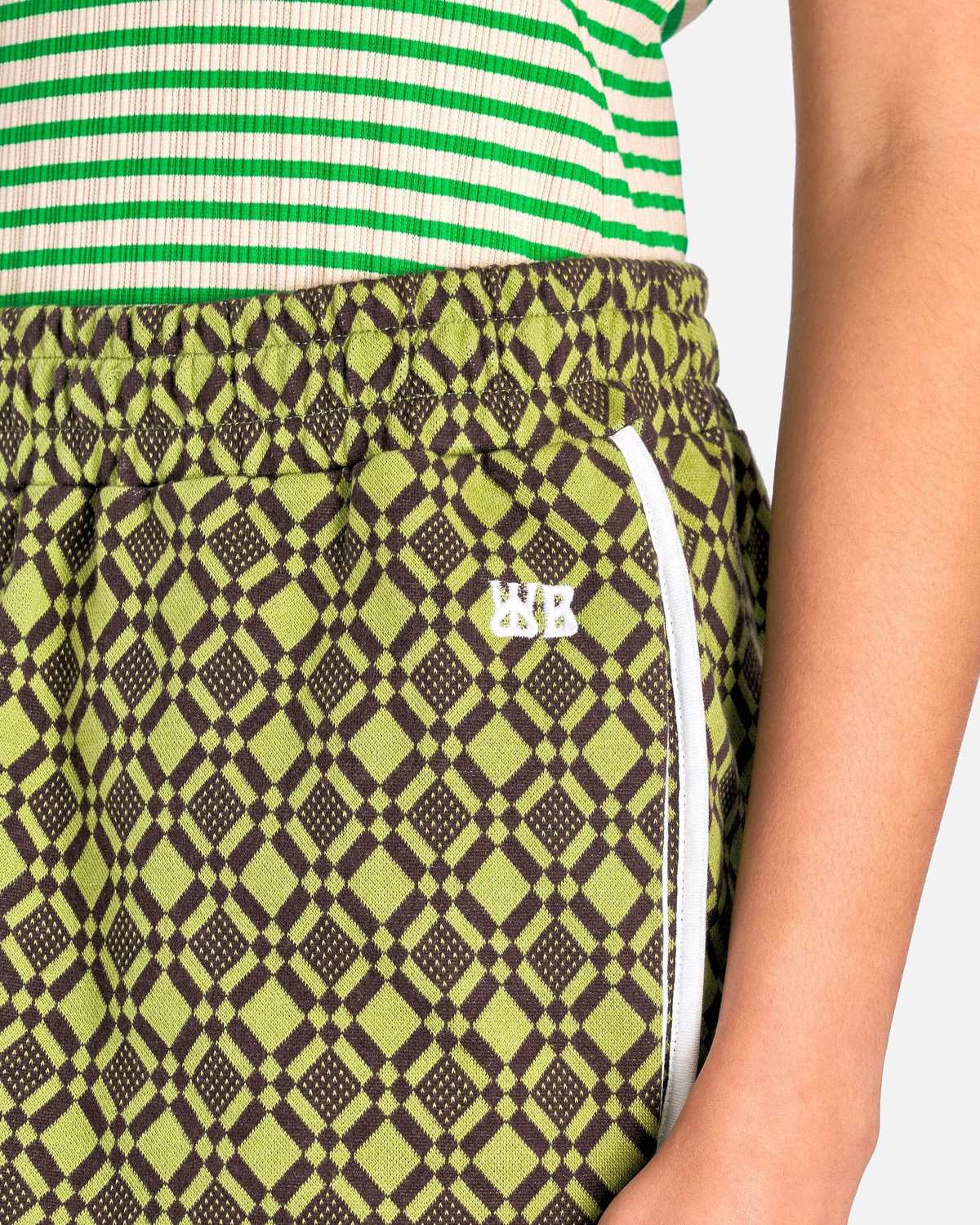 Wales Bonner Power Shorts - Olive | Garmentory