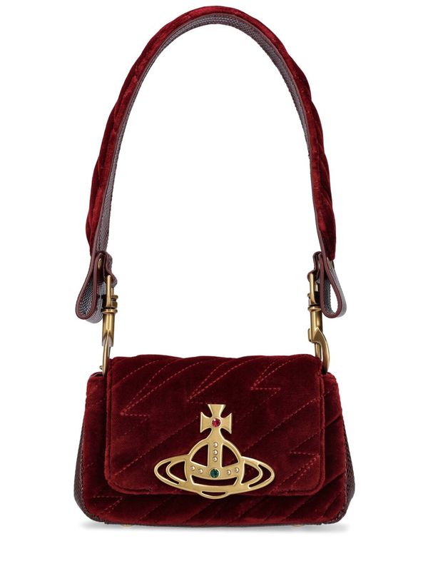 Vivienne Westwood Small Hazel Quilted Shoulder Bag - Black