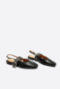"INTENTIONALLY __________." PEARL SLINGBACK BALLET FLAT - Black - Thumbnail 2