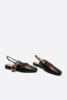 "INTENTIONALLY __________." PEARL SLINGBACK BALLET FLAT - Black - Thumbnail 3
