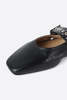 "INTENTIONALLY __________." PEARL SLINGBACK BALLET FLAT - Black - Thumbnail 4