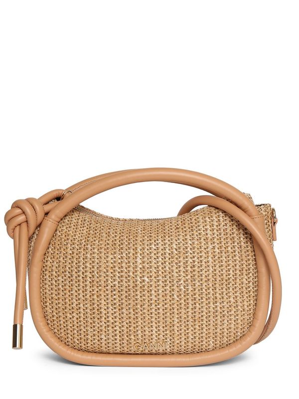 Mini Knot Raffia Top Handle Bag | Garmentory