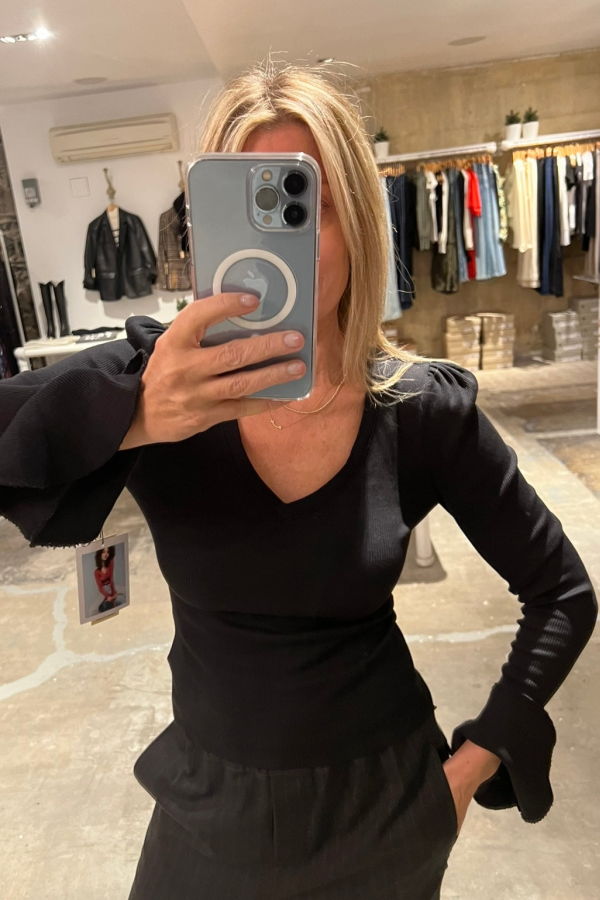 Nation Ltd Sylvia Prim + Proper Tee - Jet Black