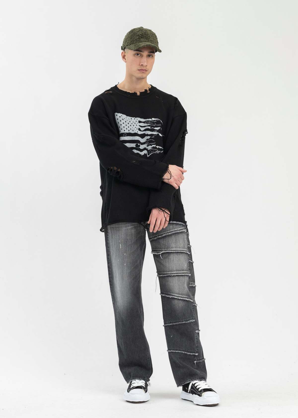 KAMIYA FULLCOUNT Denim Pants - Black | Garmentory