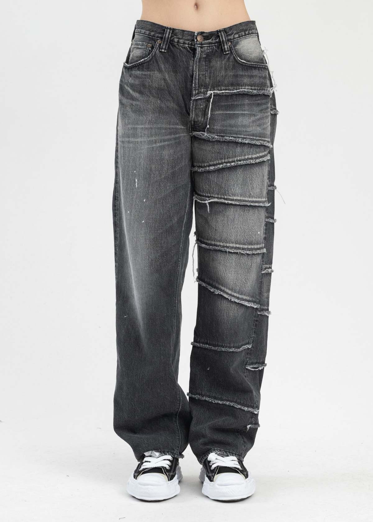 KAMIYA X FULLCOUNT Denim Pants - Black | Garmentory