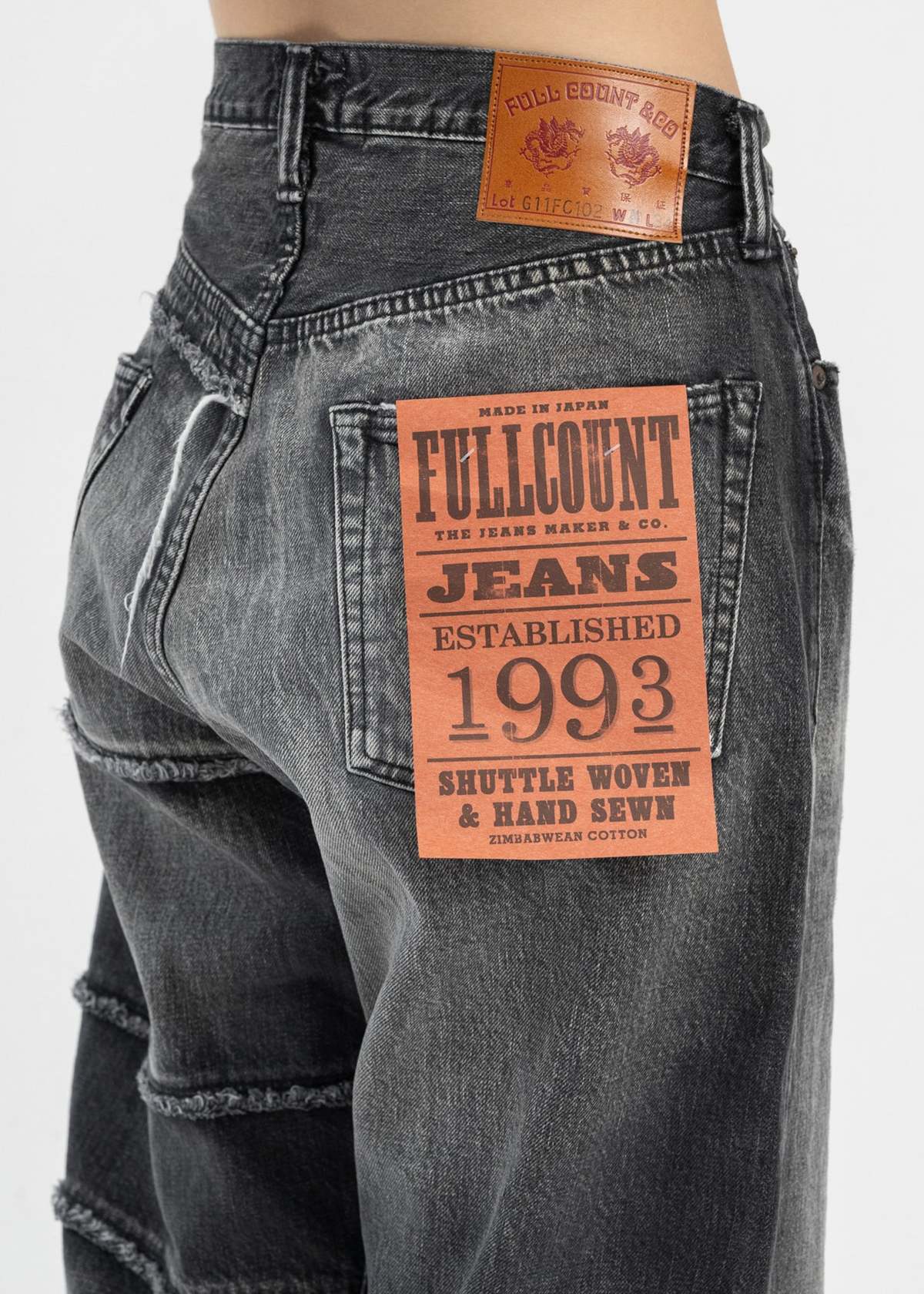 KAMIYA X FULLCOUNT Denim Pants - Black | Garmentory