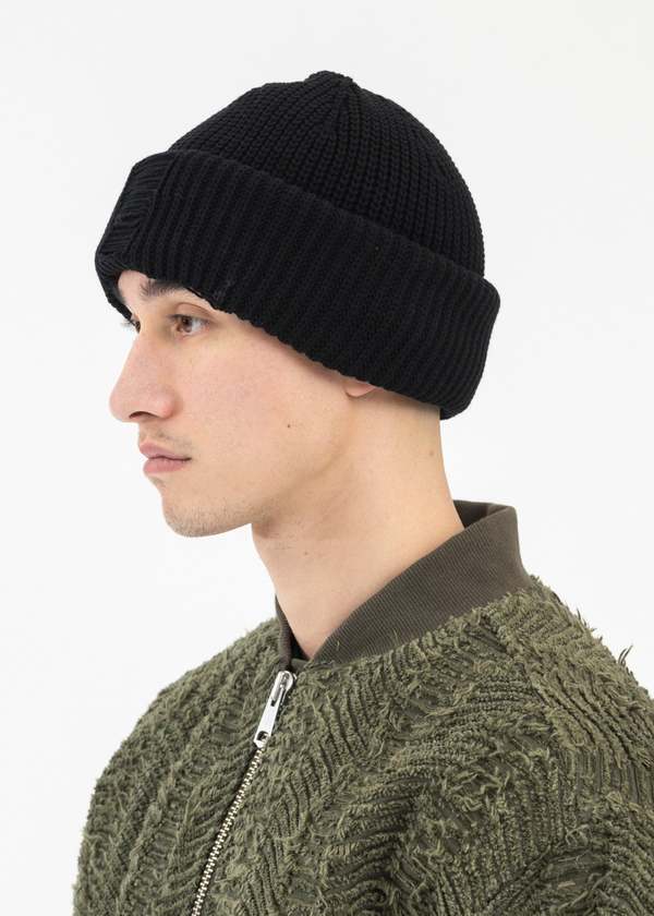 KAMIYA Giant Soldier Balaclava / Beanie - Black | Garmentory