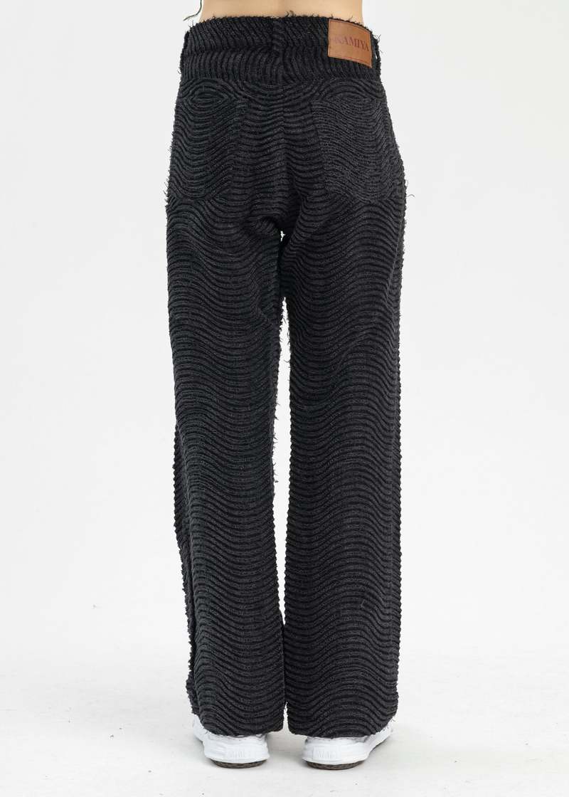 Wave Denim Pants KAMIYA 23AW 黒　パンツ KAMIYA Wave Denim Pants - Black | Garmentory