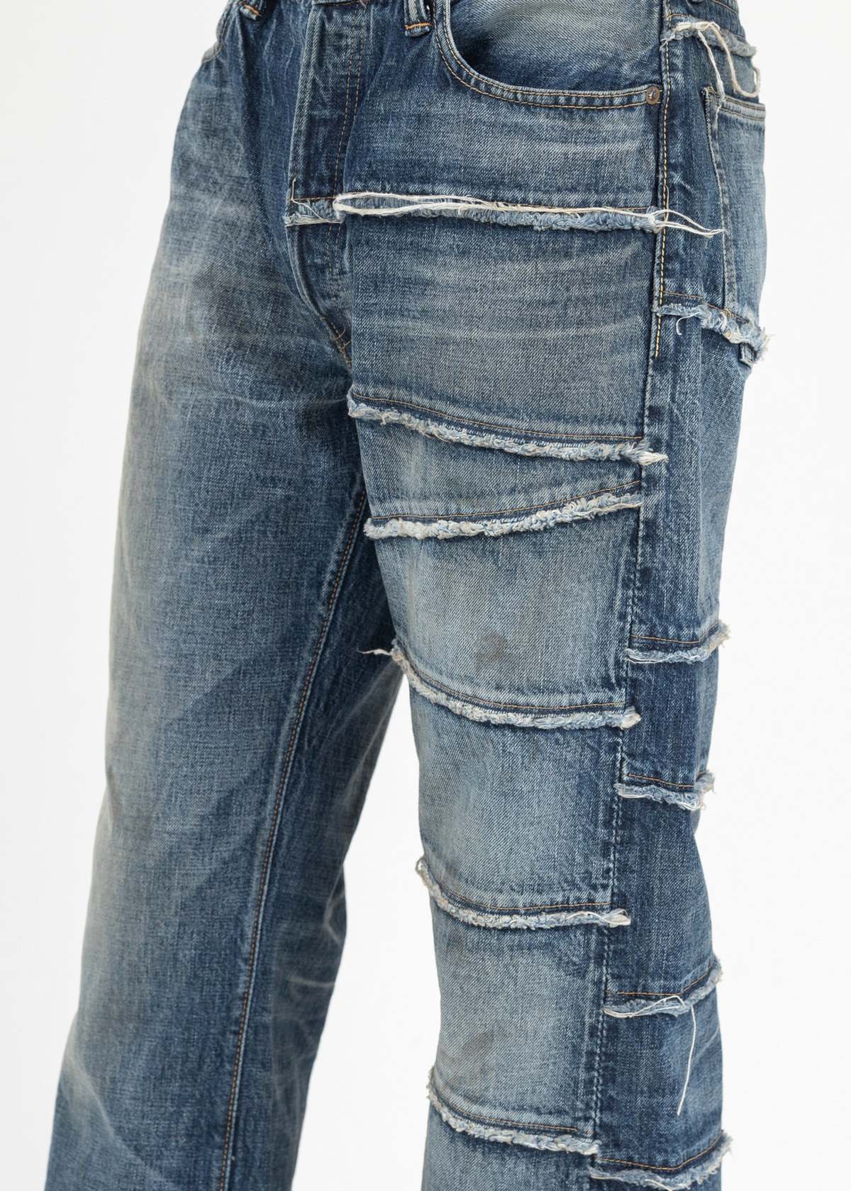 KAMIYA FULLCOUNTxKAMIYA Denim Pants - Blue | Garmentory