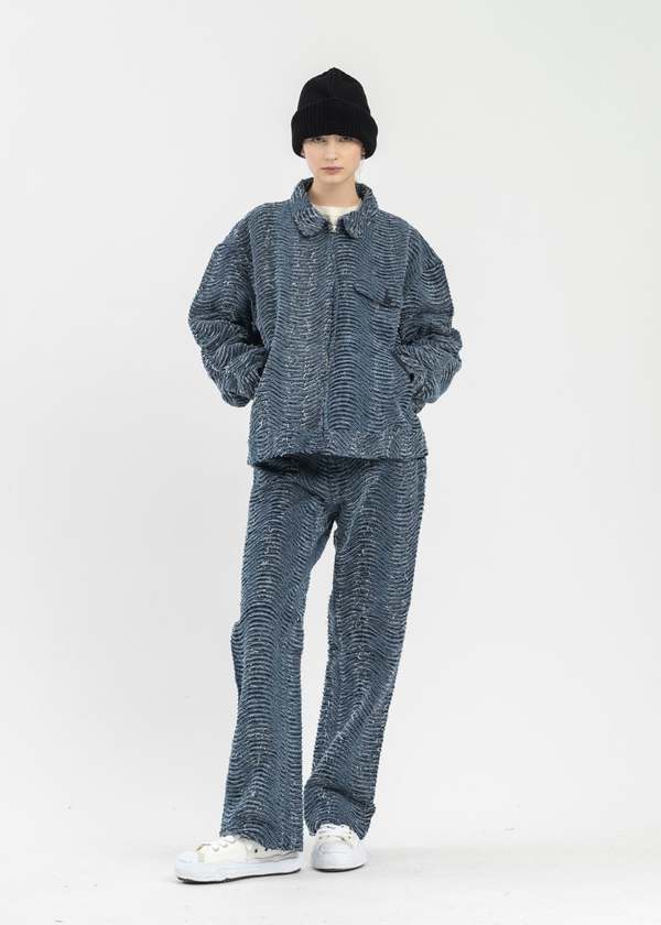 メンズ KAMIYA Wave Denim Pants size M
