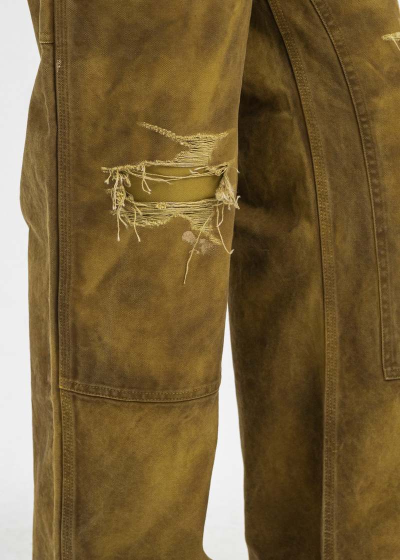 KAMIYA Yellow Boro Duck Painter Pants - yellow | Garmentory