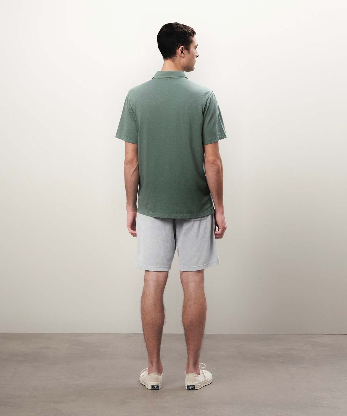 OLIVE GROVE PERFORMANCE JERSEY POLO - WHITE