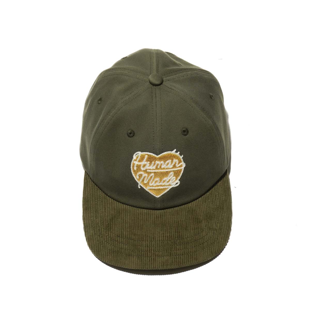 帽子 HUMAN MADE Corduroy Cap \"Olive Drab\" CORDUROY CAP OLIVE DRAB | Bodega