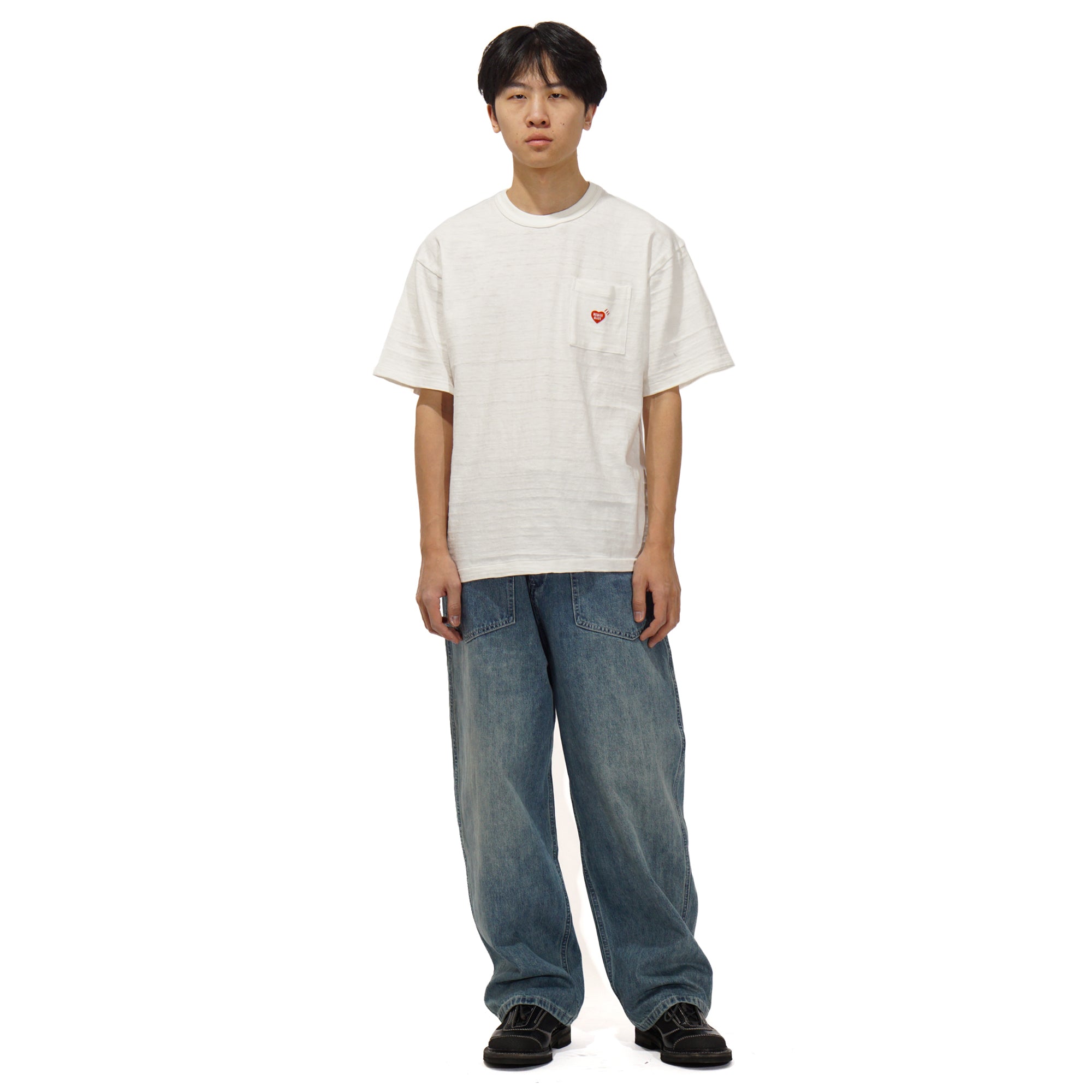 【内祝い】 POCKET-T-SHIRT--WHITE-- トップス