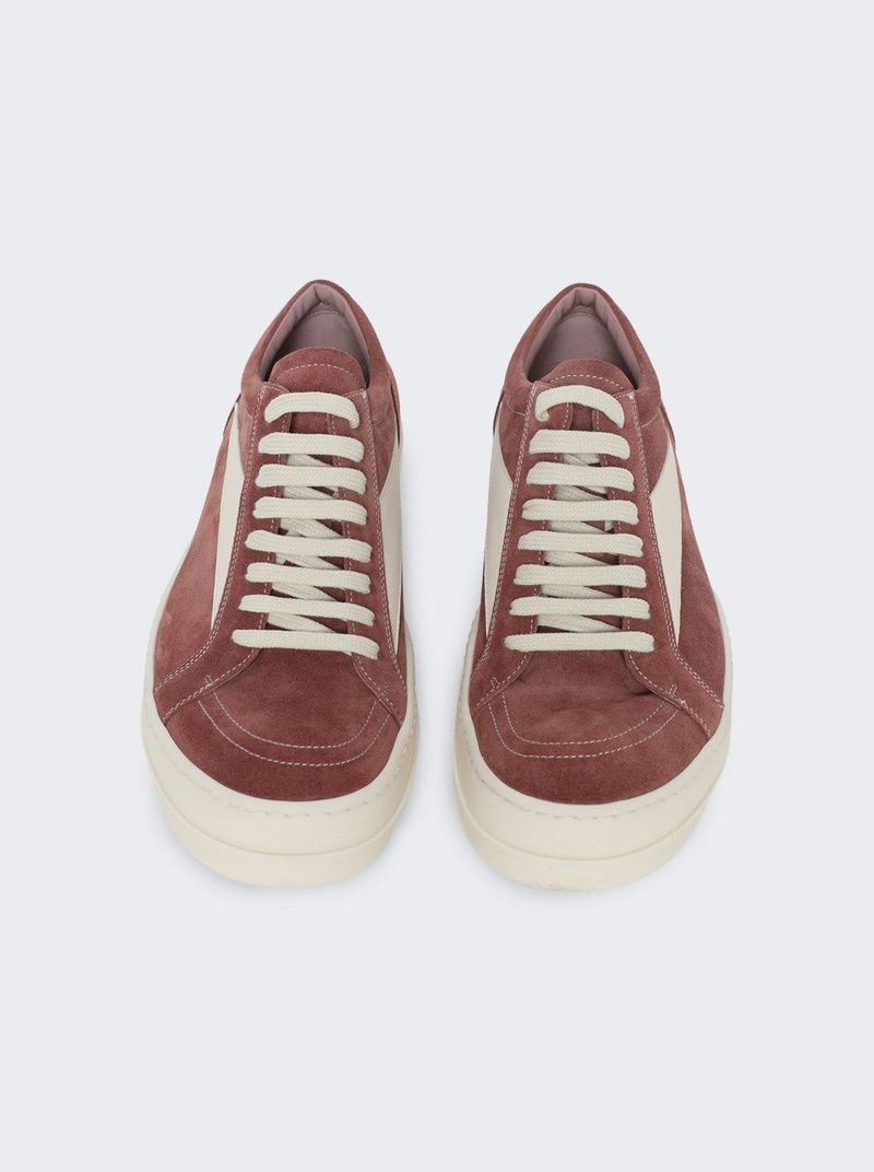 ■Rick Owens■Vintage Sneakers Scarpe In Pelle■スニーカー Rick Owens Vintage Sneakers Scarpe In Pelle - Black / Milk