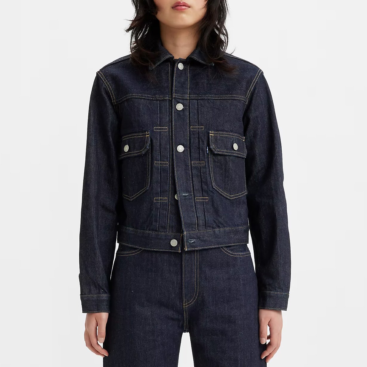 Levi's Japanese Selvedge Classic Type II Trucker Jacket - Dark