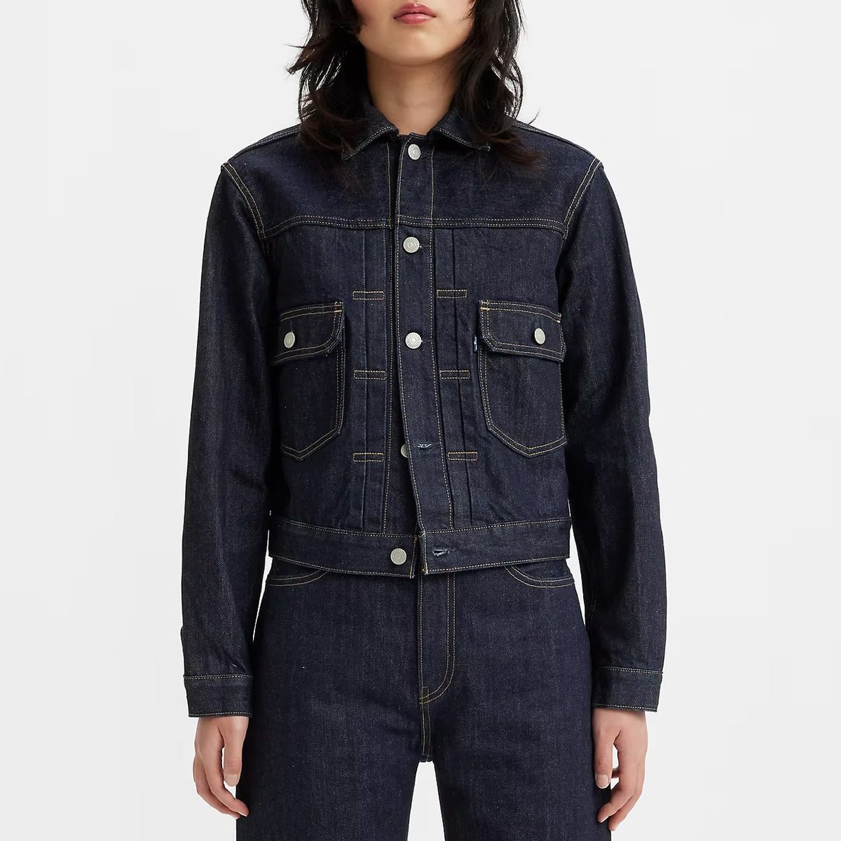 Levi's Japanese Selvedge Classic Type II Trucker Jacket - Dark