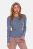 Blue&Cream Sylvia Cashmere Henley Sweater - Lake House - Thumbnail 1