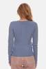 Blue&Cream Sylvia Cashmere Henley Sweater - Lake House - Thumbnail 3