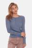 Blue&Cream Sylvia Cashmere Henley Sweater - Lake House - Thumbnail 5